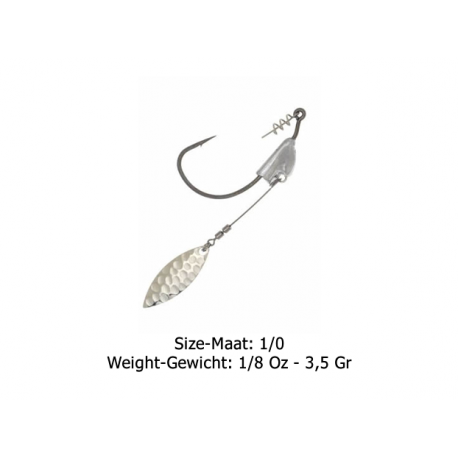 Owner Flashy Swimmer Twistlock - Silver Willow - 2 Pk - Tackle Depot