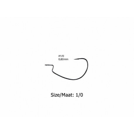 Nogales - Hooking Master Versatile Offset Wide Gap - Maat 1/0