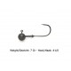 Keitech - Tungsten Super Round Jig Head - 7 Gr Hook 1/0
