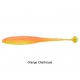 Illex - Magic Finesse Shad 3 Inch - Orange Chartreuse