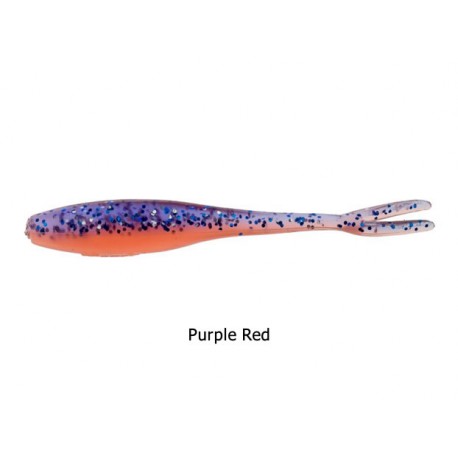 Manns - Dropshot V-Tail - 5 cm - Purple Red