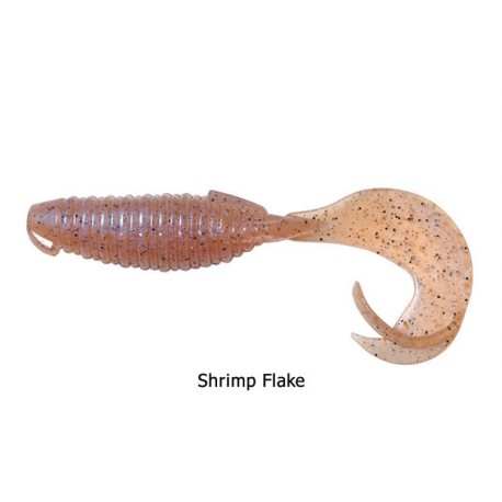 Keitech - Flapper Grub - 4 Inch - LT27 - Shrimp Flake