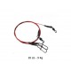 Predox - Blood Wire Leader - 20 cm - 20Lb - 9Kg