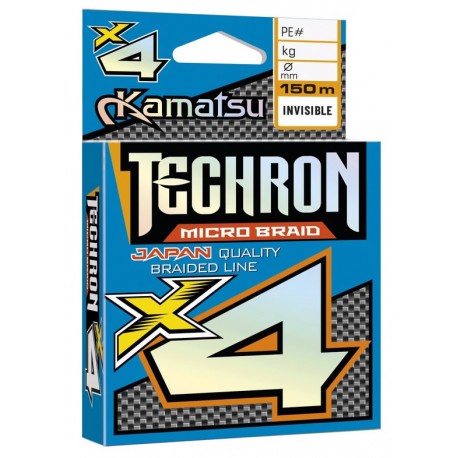 Kamatsu - Techron Micro Braid X4 Invisible - 0.03 mm - 150 m